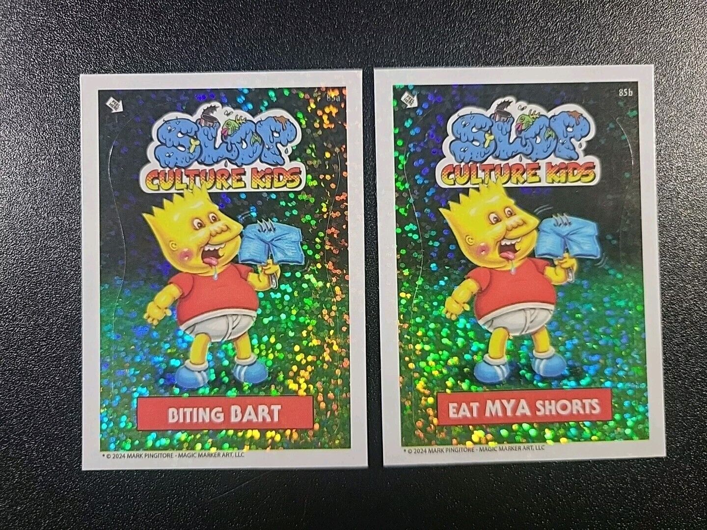 SP Foil Bart Simpson The Simpson's Slop Culture Kids Garbage Pail Kids Spoof