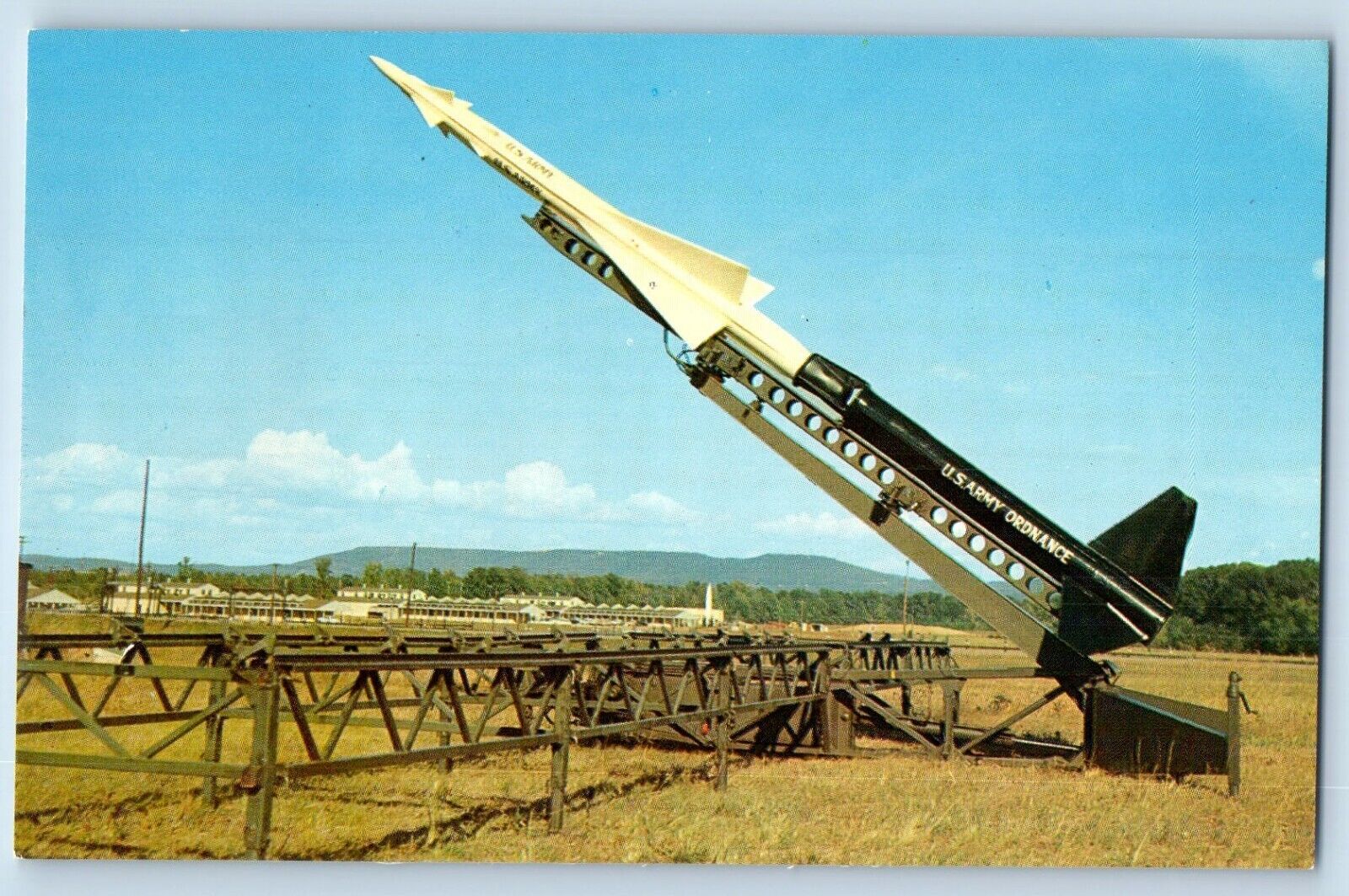Huntsville Alabama Postcard U.S. Army Ordnance Nike Guided Missile Arsenal c1960