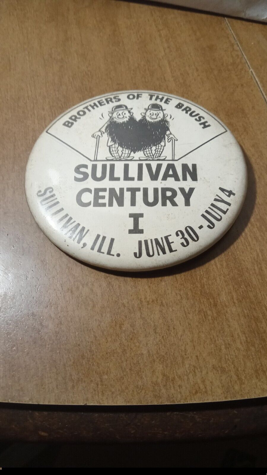 Vintage Sullivan Illinois ILL Century I Brothers of the Brush 3 1/2\