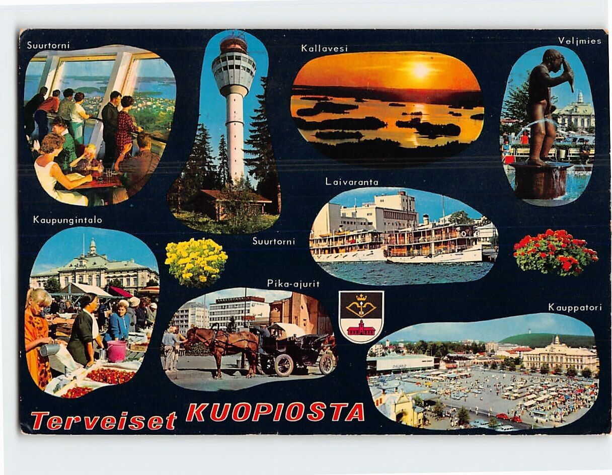 Postcard Greetings from Kuopio, Finland
