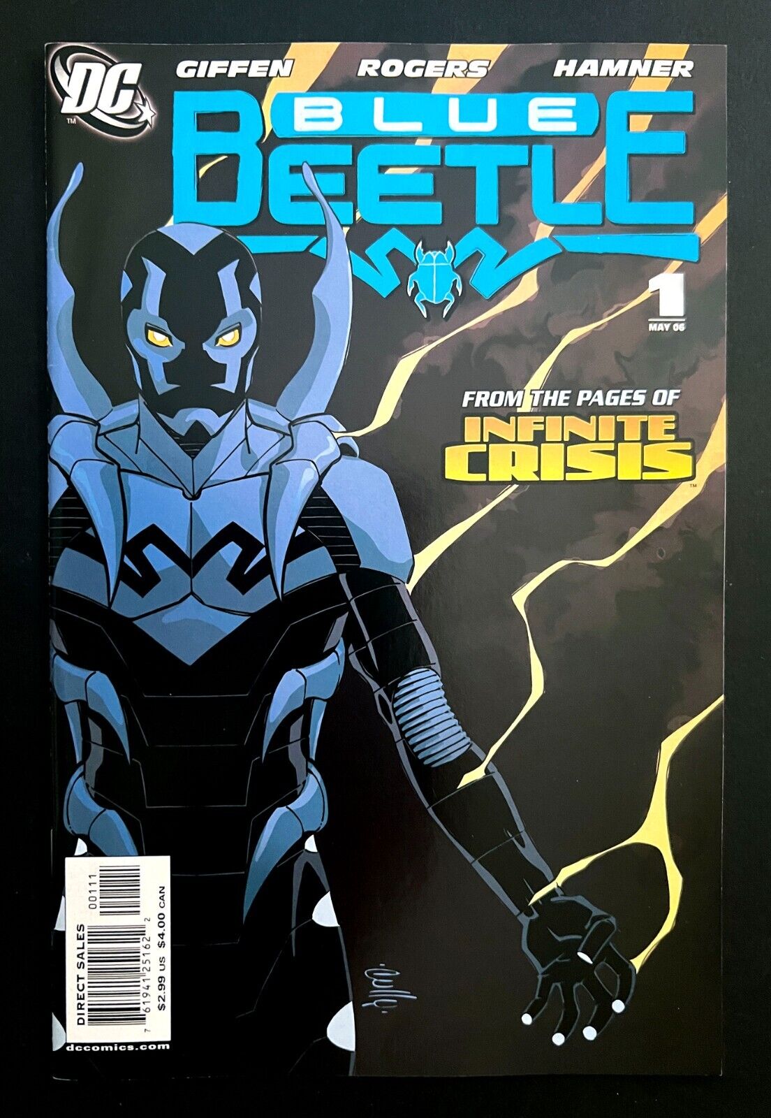 BLUE BEETLE #1 Hi-Grade Jaime Reyes 1st Solo Series DC Comics 2006