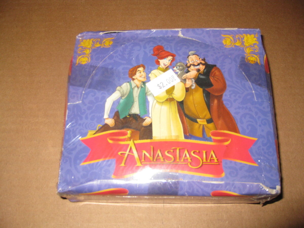 Anastasia Movie Trading Cards 2 Boxes 72 packs Disney Upper Deck