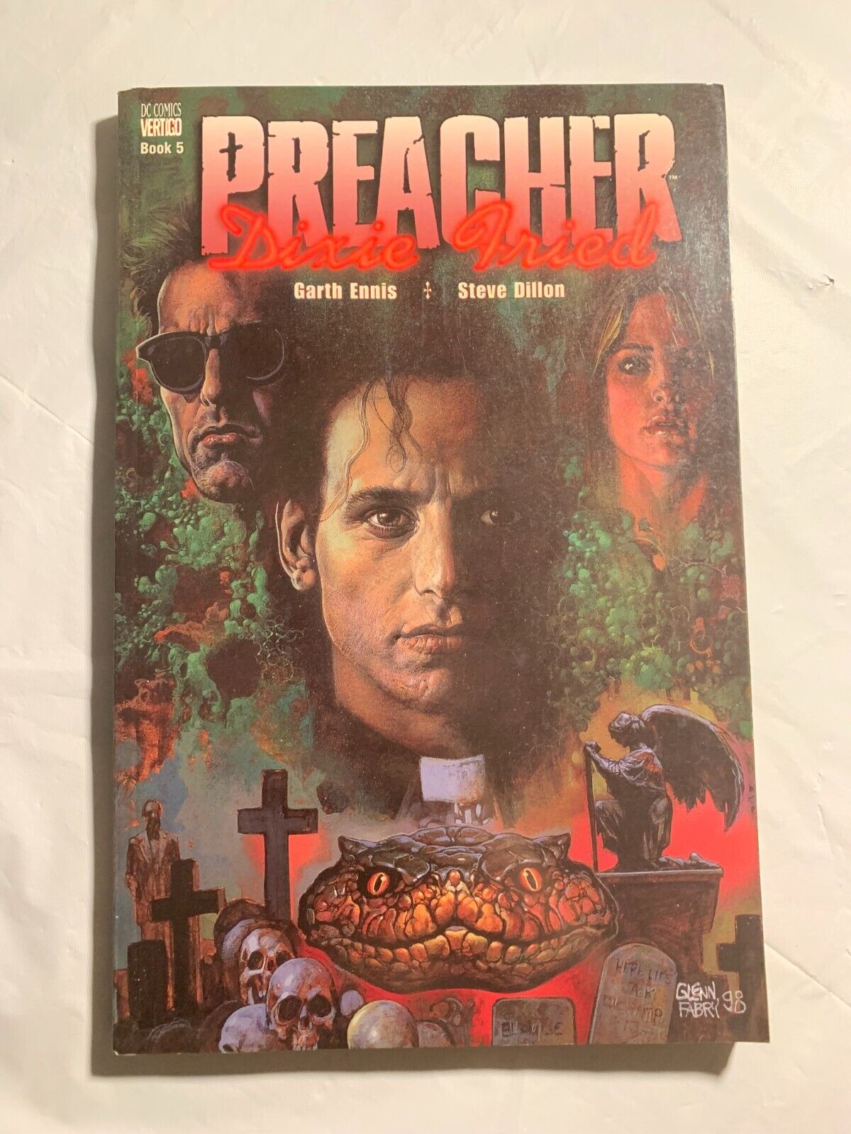 Preacher #5 Dixie Fried Vertigo DC TPB Garth Ennis & Steve Dillon