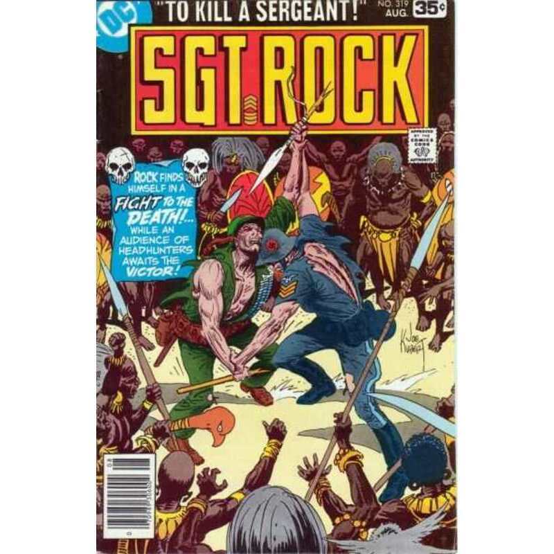 Sgt. Rock #319 DC comics Fine+ Full description below [e 