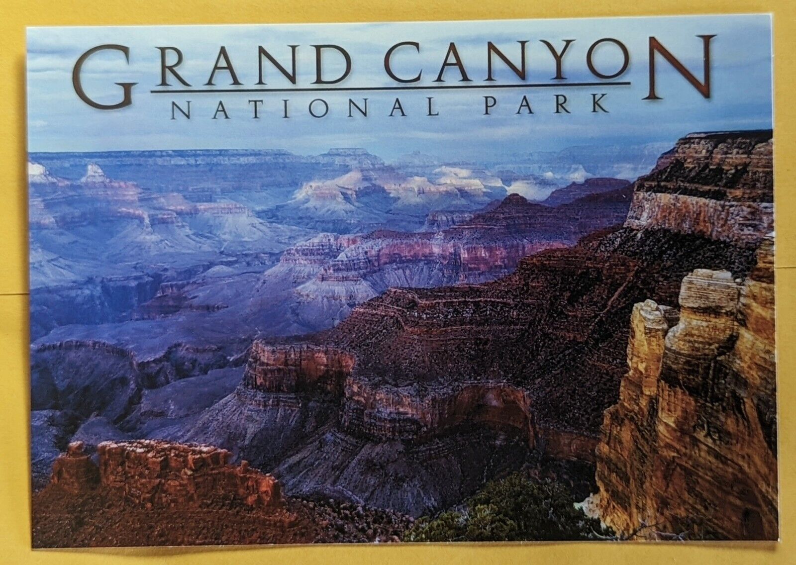  Postcard AZ: Grand Canyon National Park. Arizona 