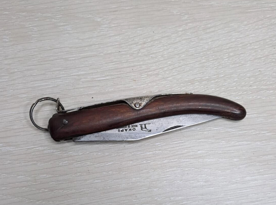 Okapi Pocket Knife Made Germany Folding Vintage Original Rare Blade Antique