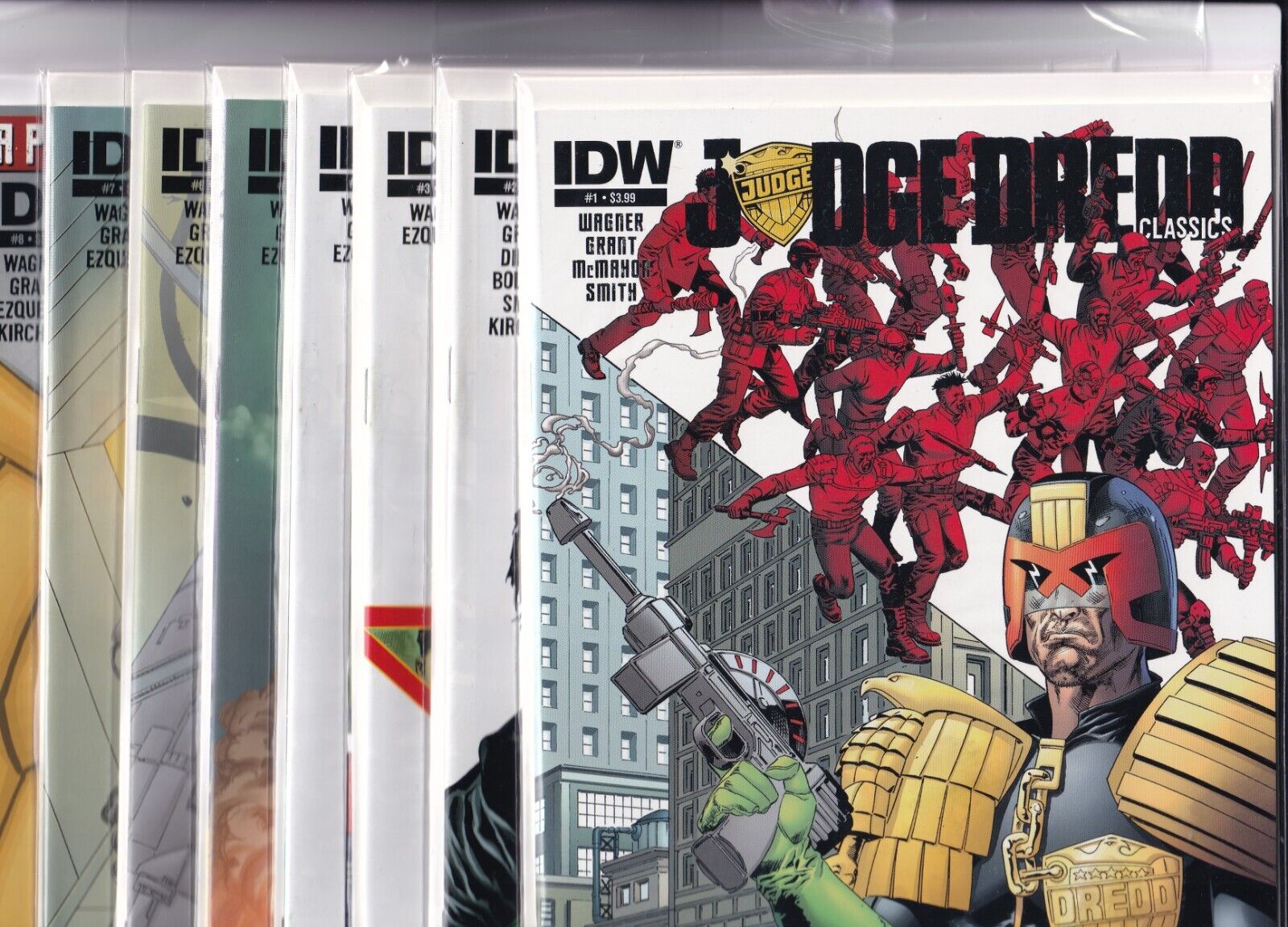 Judge Dredd Classics #1-8 Complete Run IDW Comics (2013)