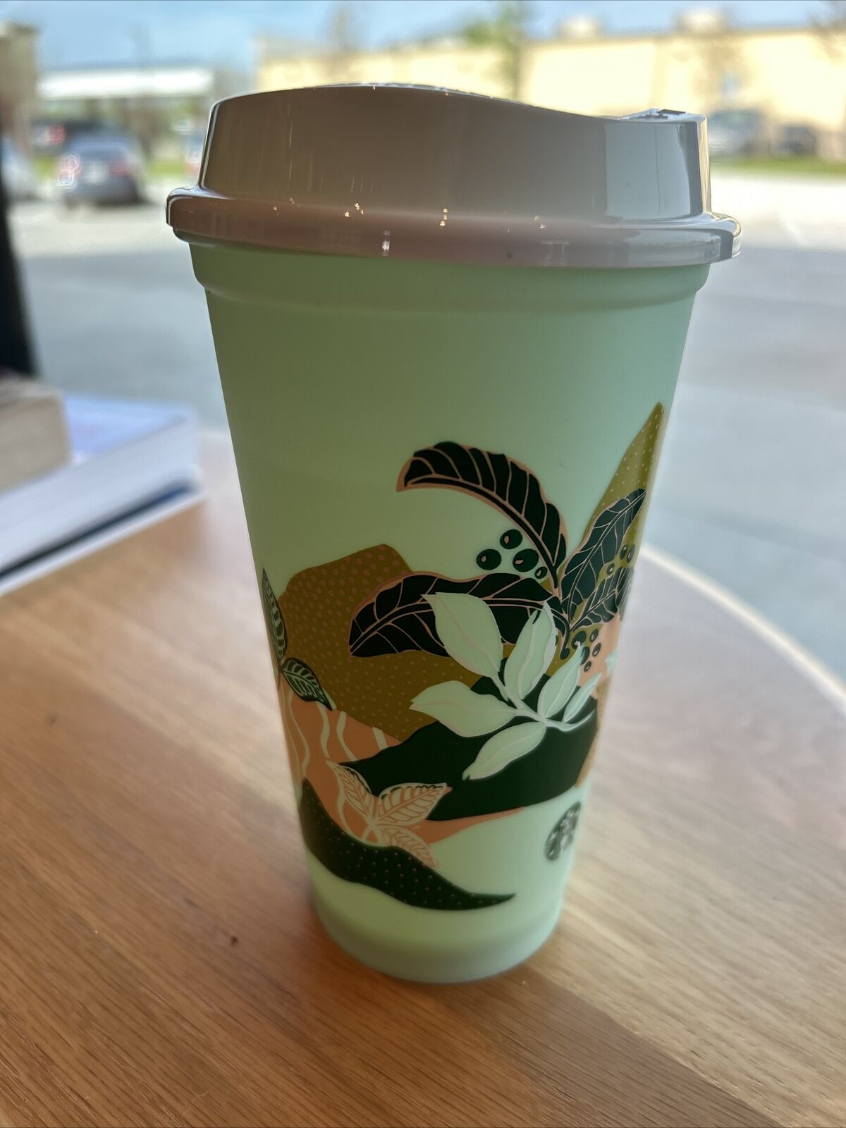 Starbucks Earth Day Spring 2024 Reusable Plastic Hot Cup 16 oz New