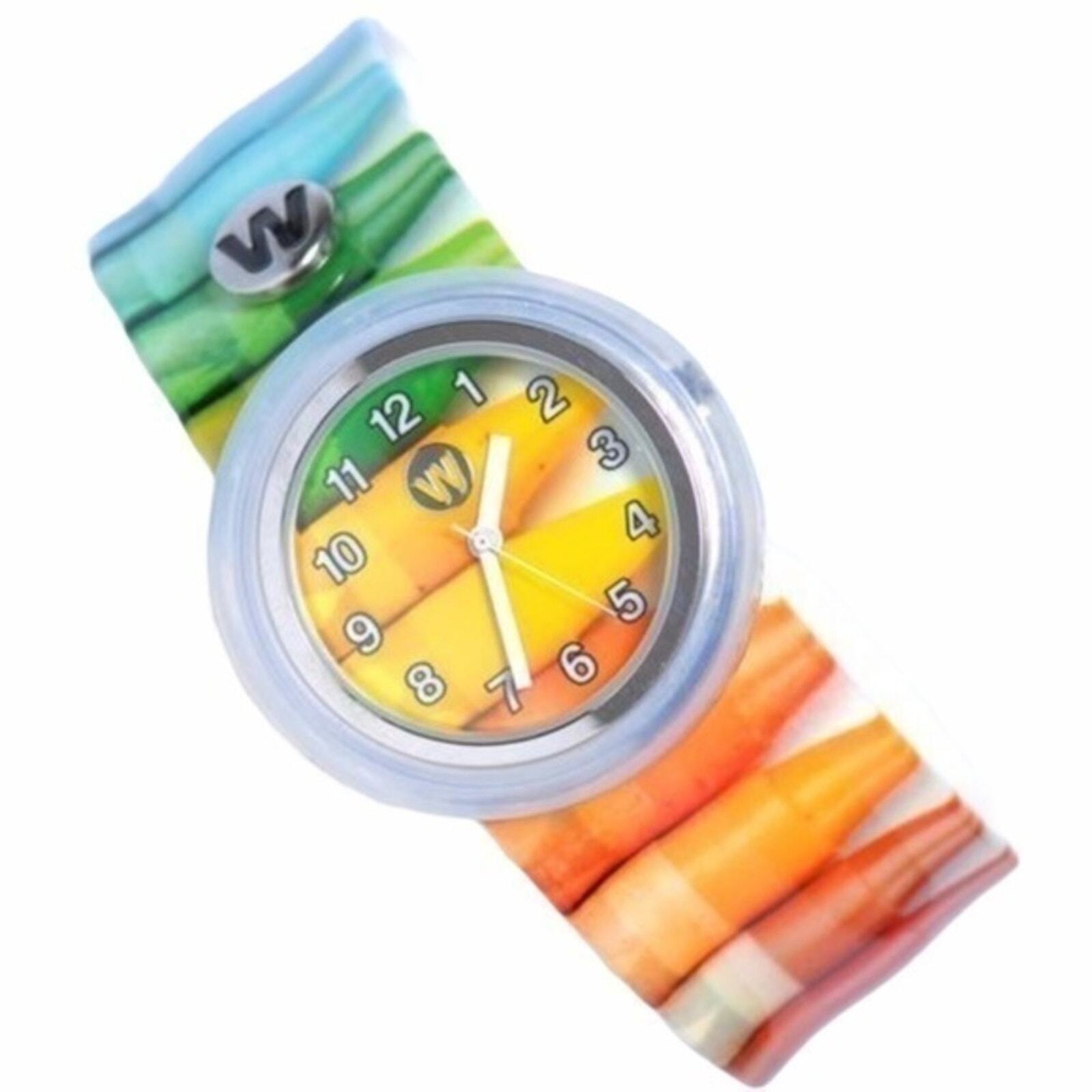 Watchitude Limited Edition Rainbow Crayons Slap Watch Brand New