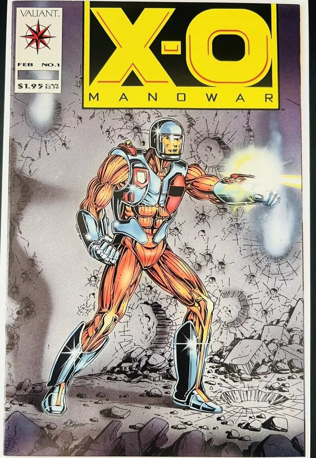 X-O Manowar #1  NM  Valiant Comics 1992 Jim Shooter