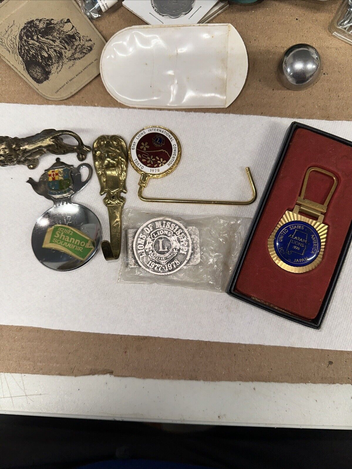 Vintage Collection of Lions Club Memorabilia - Lot