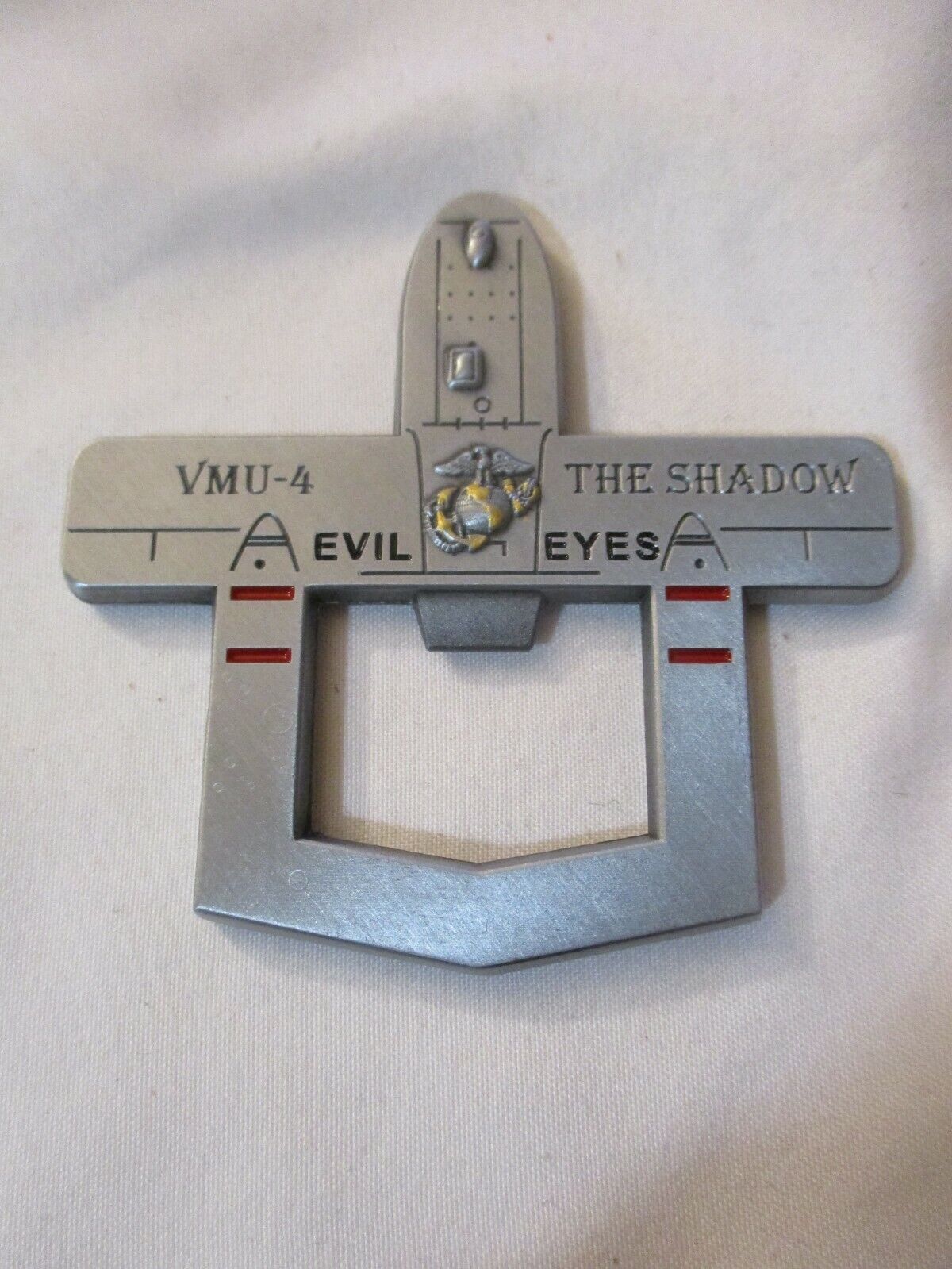 Marine Corps VMU-4 Unmanned Aerial Vehicle The Shadow Evil Eyes Challenge Coin