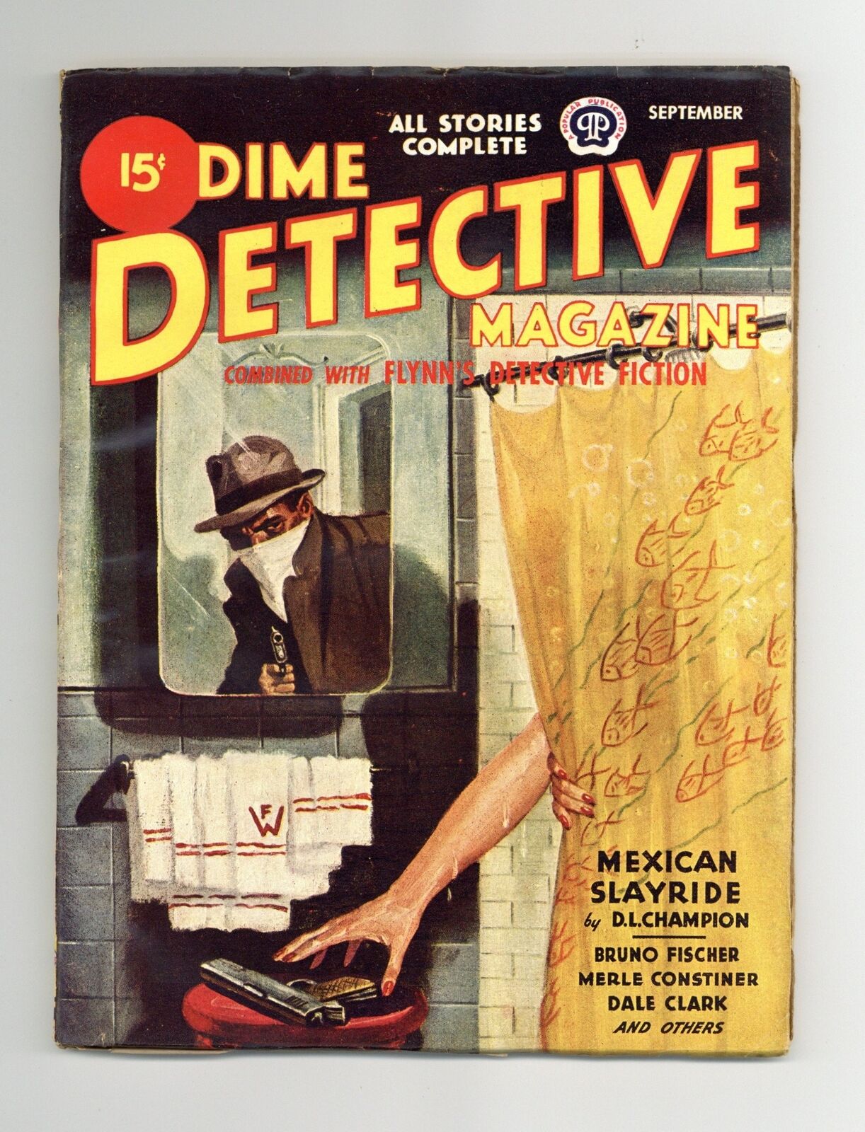 Dime Detective Magazine Pulp Sep 1944 Vol. 46 #2 FN