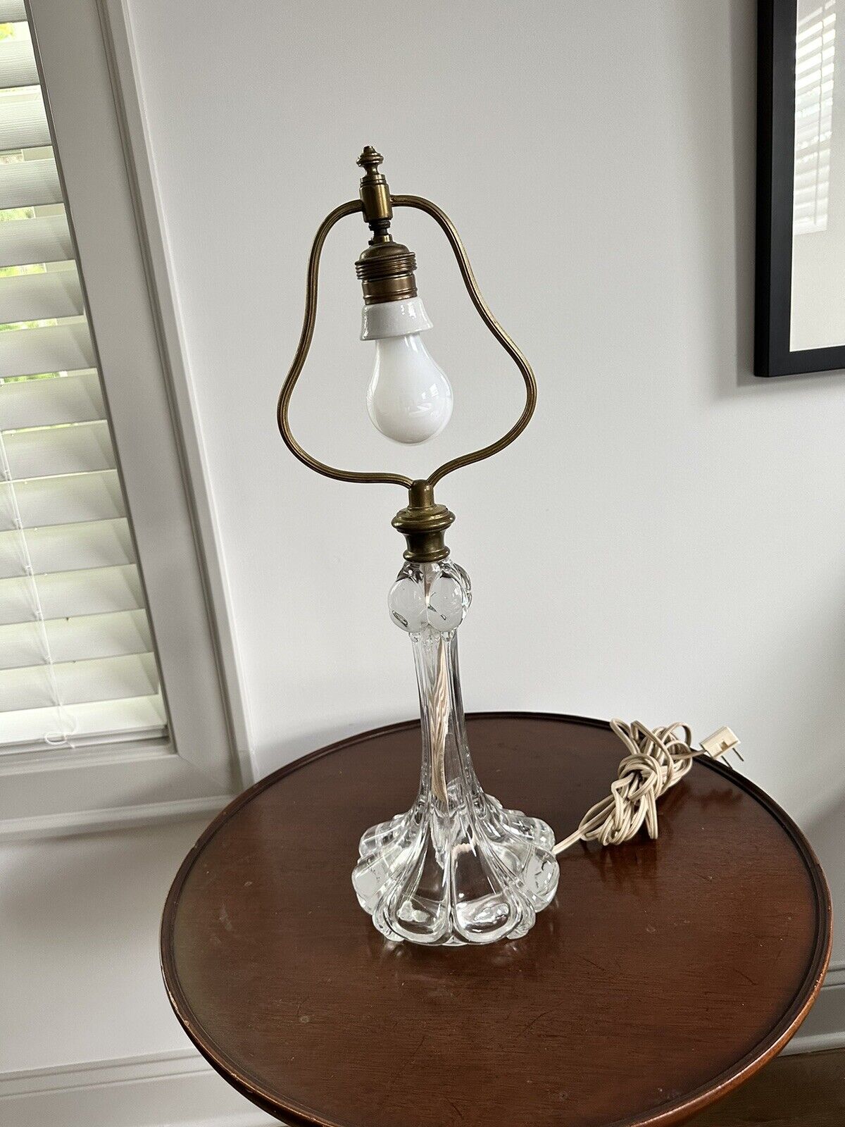Vintage Baccarat Crystal Lamp