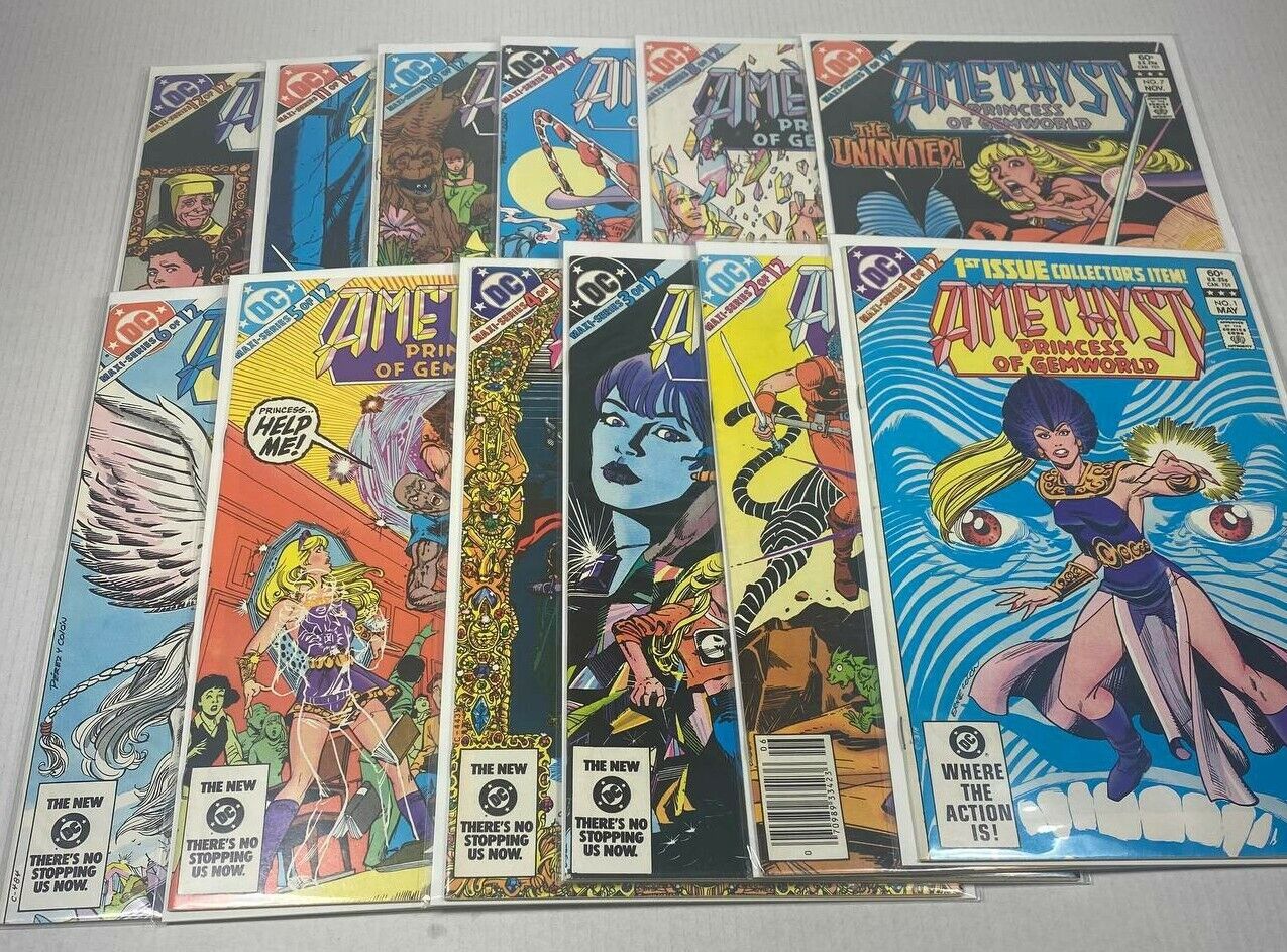 Amethyst Princess Of Gemworld 1-12 Maxi Series DC Comic Book 1980s Complete Set