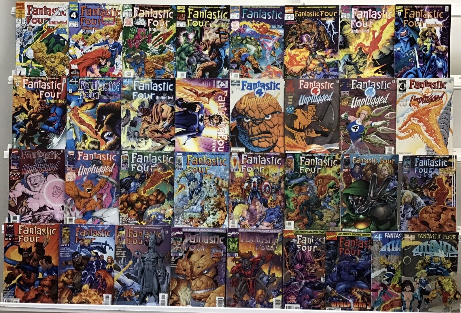 Marvel Comics - Fantastic Four Sets - Comic Book Lot Of 33