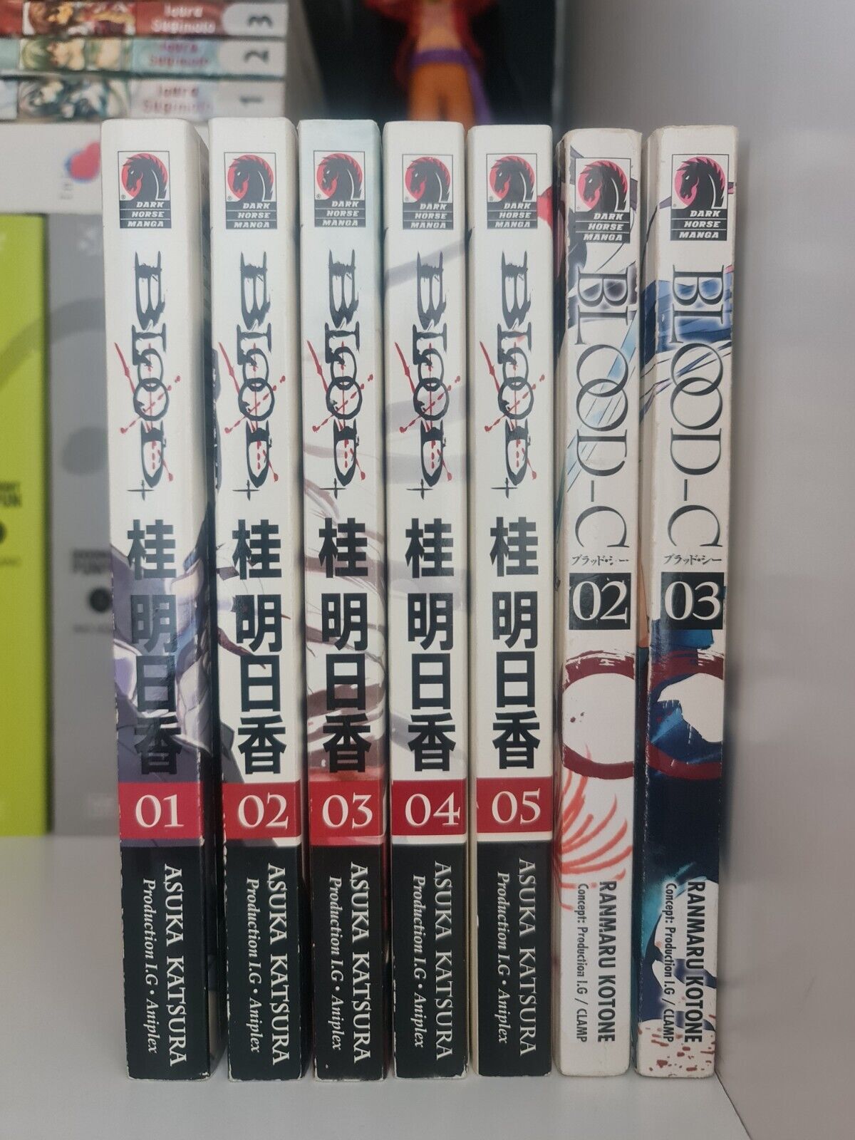 Blood+ Complete Vol 1-5 Blood C Vol 2-3 Manga English Lot Dark Horse Rare OOP
