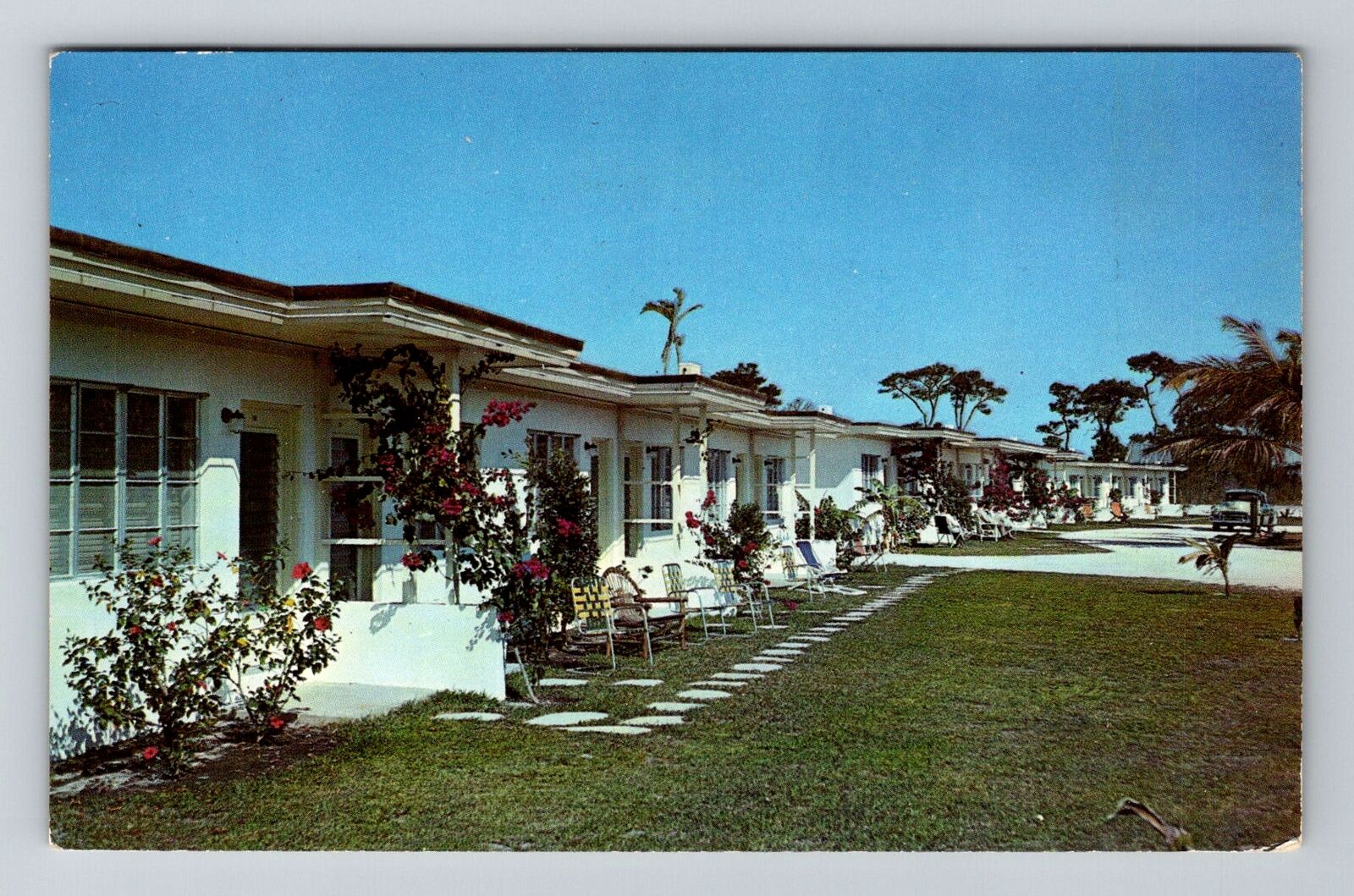 Naples FL-Florida, Siesta Terrace Motel, Advertising, Vintage Postcard