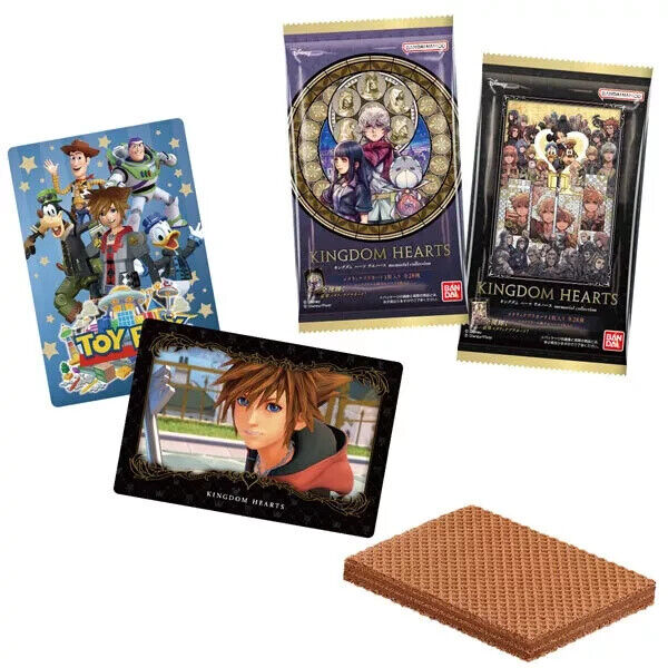PSL BANDAI Kingdom Hearts Wafers Memorial Collection card x20 box Card June3 New