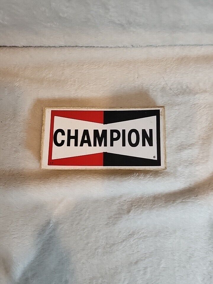 CHAMPION - Original Vintage 1970’s 80’s Racing Decal/Sticker - 5.75 inch size