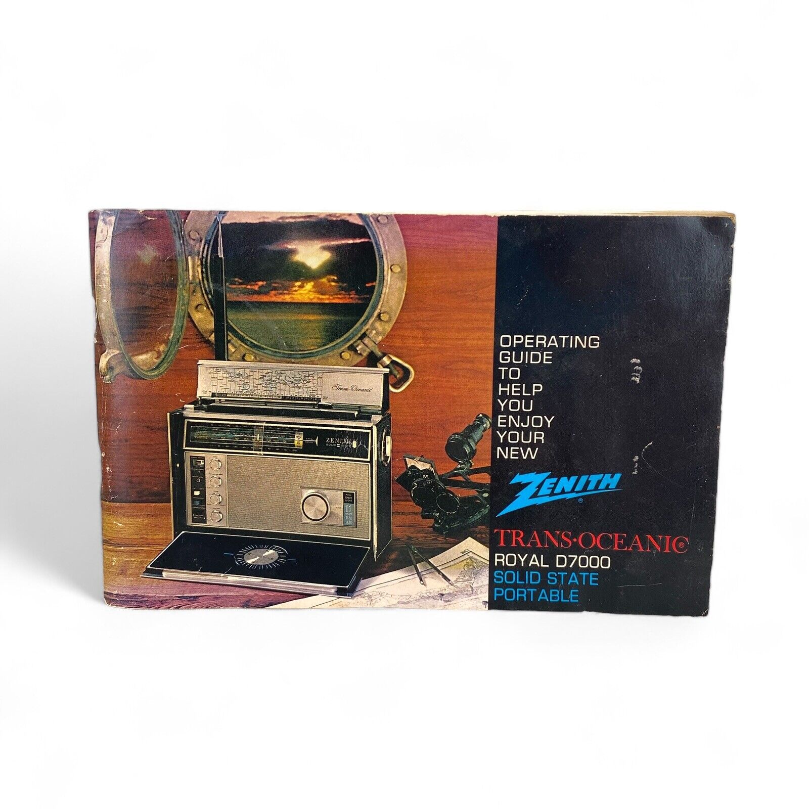 ORIGINAL ZENITH Royal D7000 Trans-Oceanic Portable Receiver Radio Manual