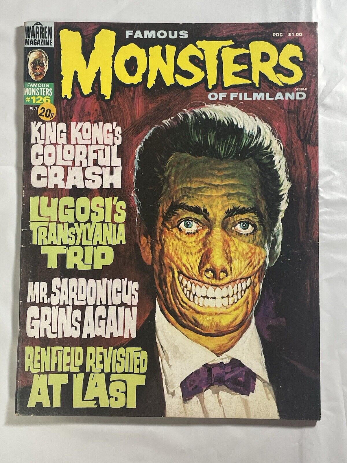 Famous Monsters of Filmland #126 July 1976 Gogos Cover