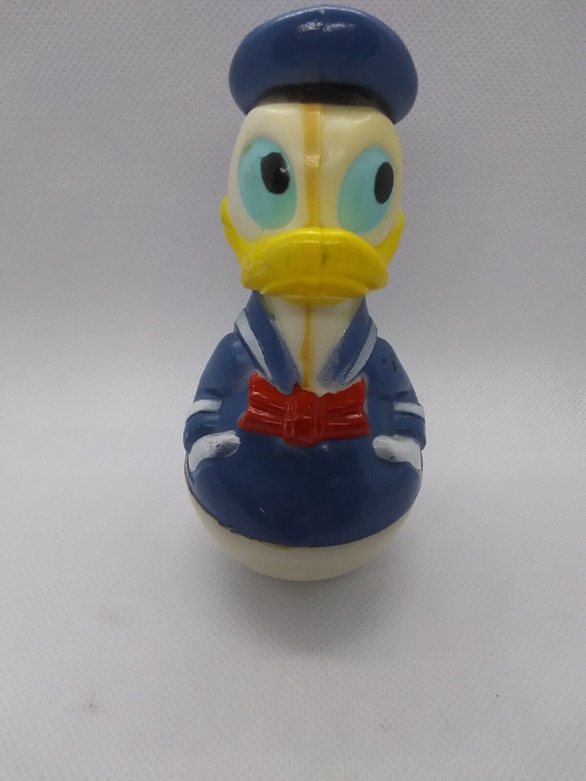 Vintage 1975 Gabriel Donald Duck Rolly Polly Made In Hong Kong