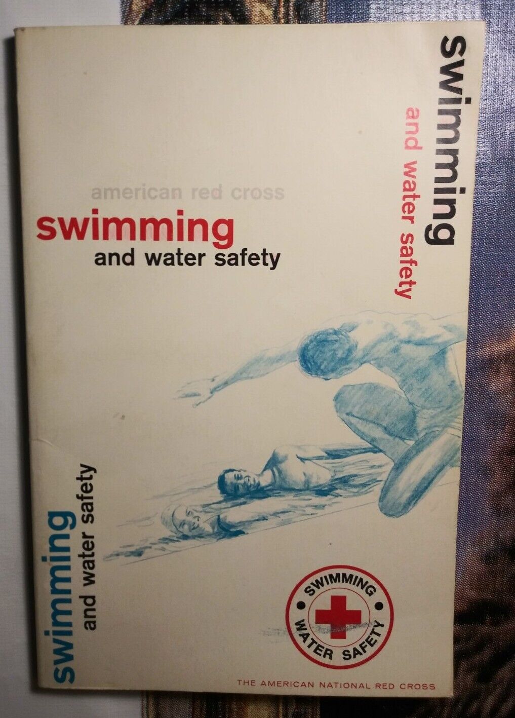 Vintage American Red Cross Swimming & Water Safety 1968 1st Edition 