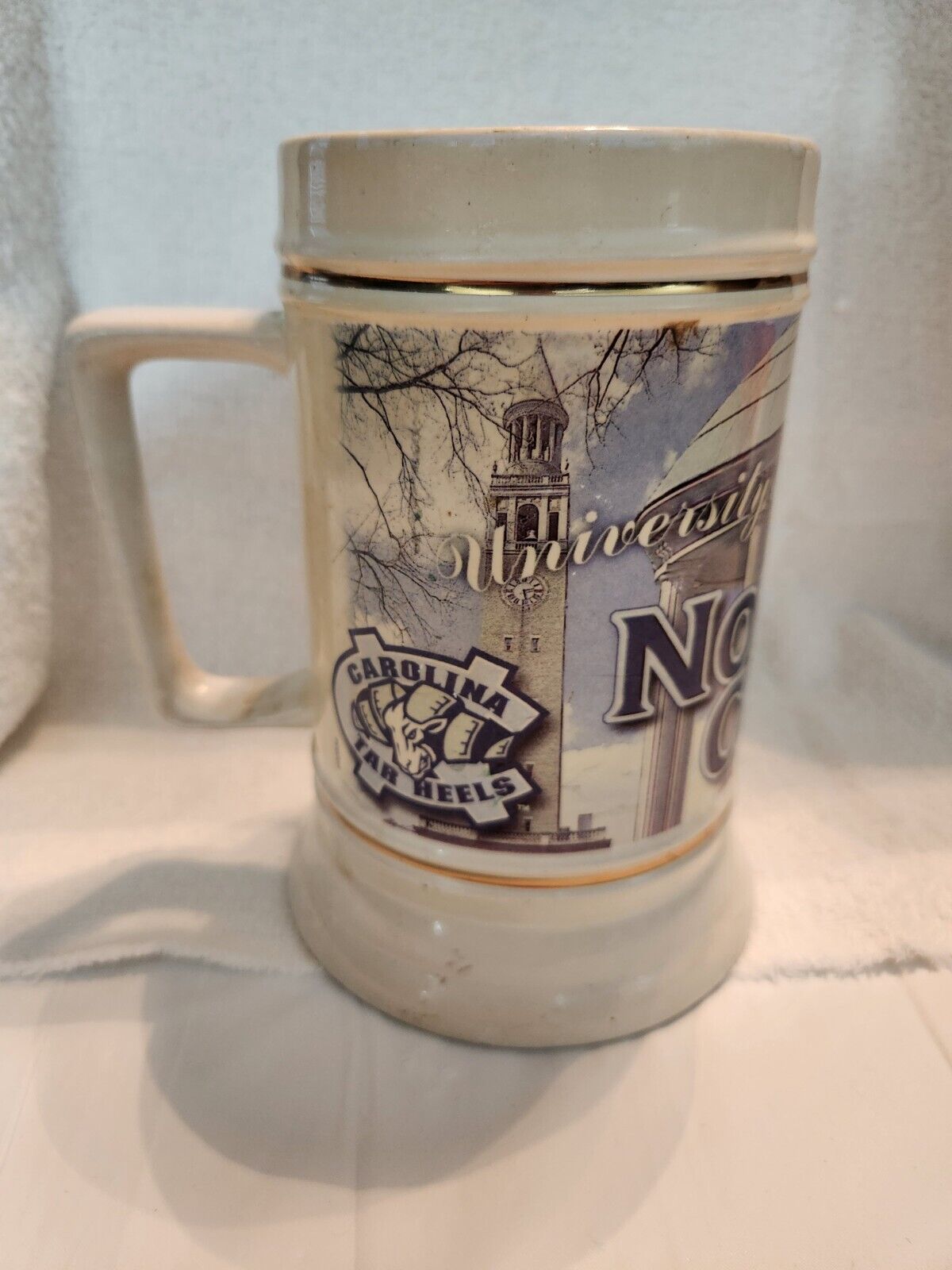 Vintage 1996 UNIVERSITY OF NORTH CAROLINA CHAPEL HILL COFFEE MUG BEER TANKARD