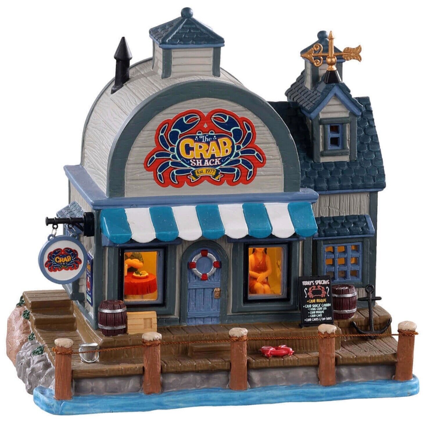 Lemax Plymouth Corners The Crab Shack #05630 Lighted Building BNIB