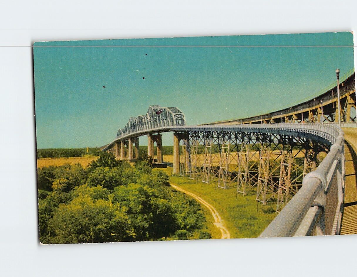 Postcard Huey P. Long Bridge New Orleans Louisiana USA