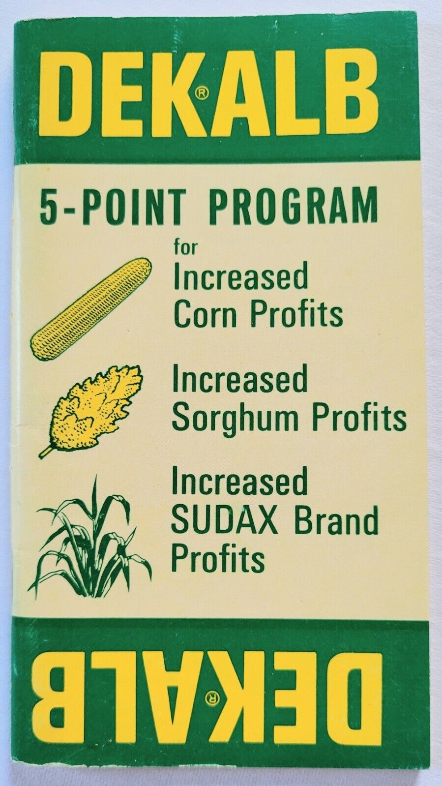 DEKALB 5 Point Program for CORN c.1955 Booklet