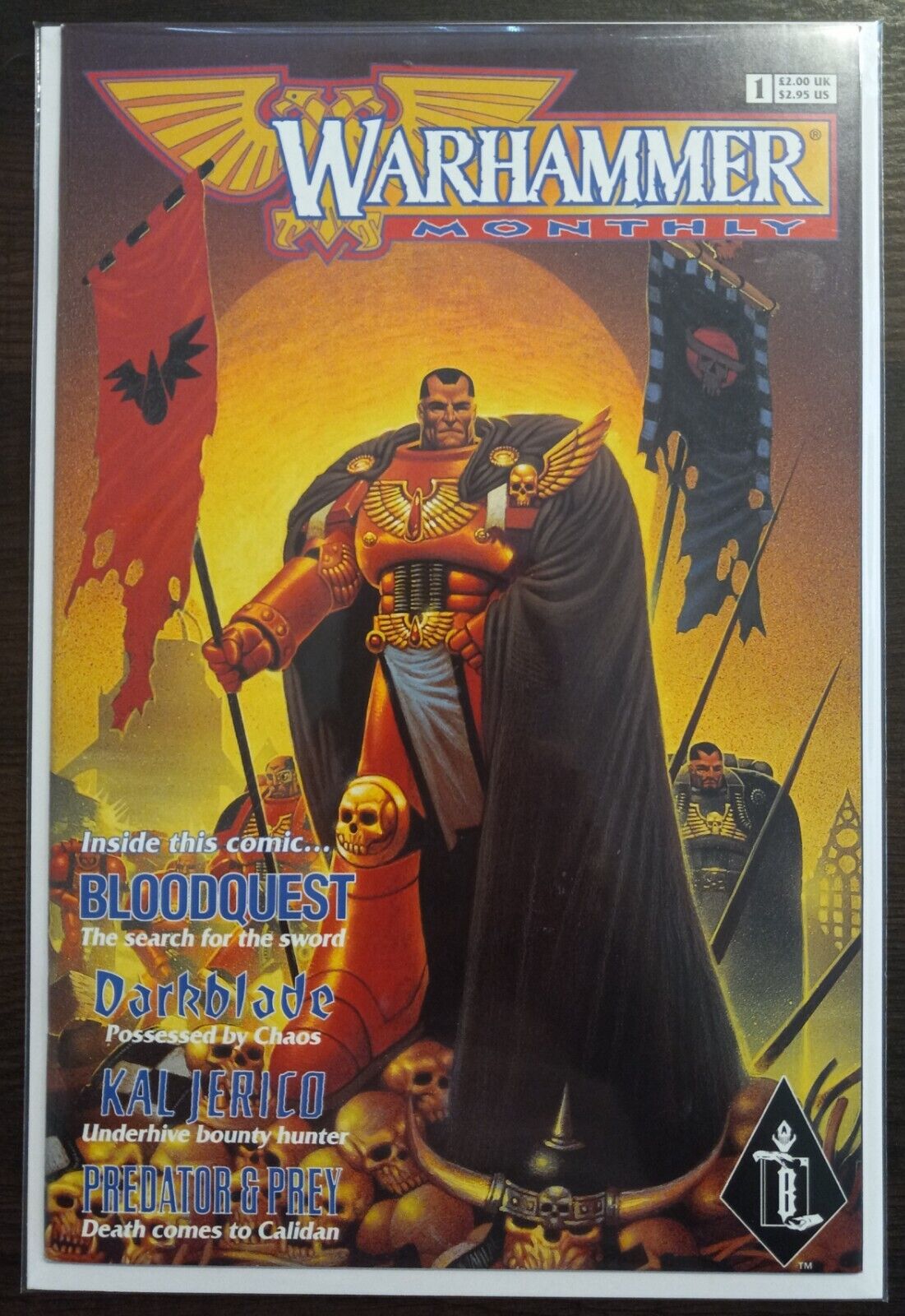WARHAMMER MONTHLY No.1 - 1ST APP - BLACK LIBRARY - 1998 - SEE DESCRIPTION