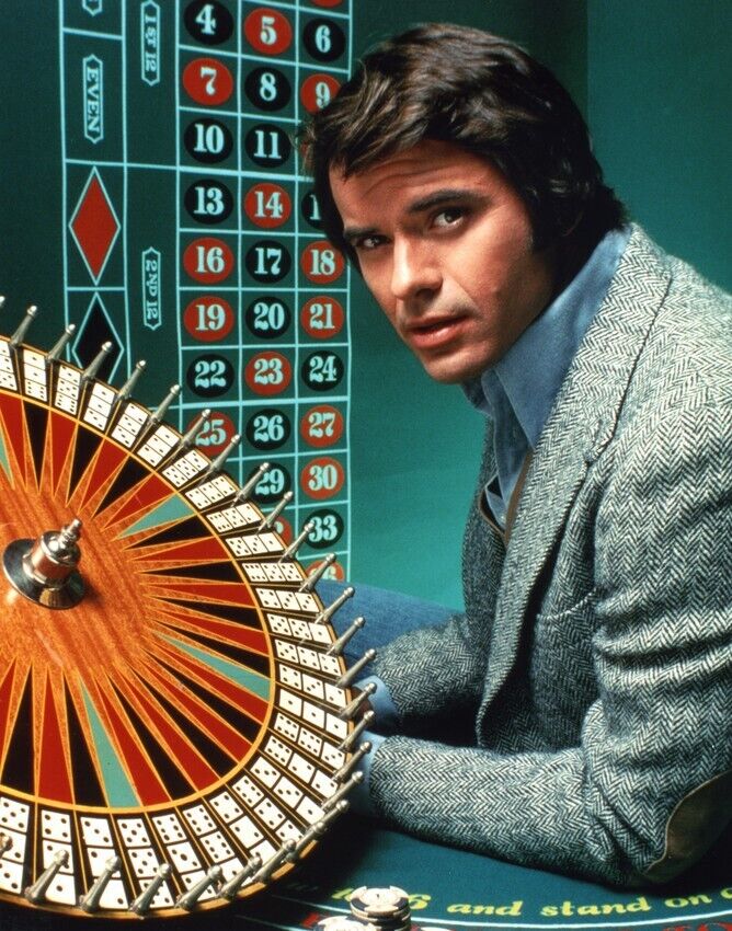Robert Urich 24x36 Poster classic with roulette wheel Vegas TV series