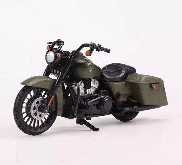 Maisto 1:18 Harley Davidson 2022 Road King Special MOTORCYCLE BIKE Model Green