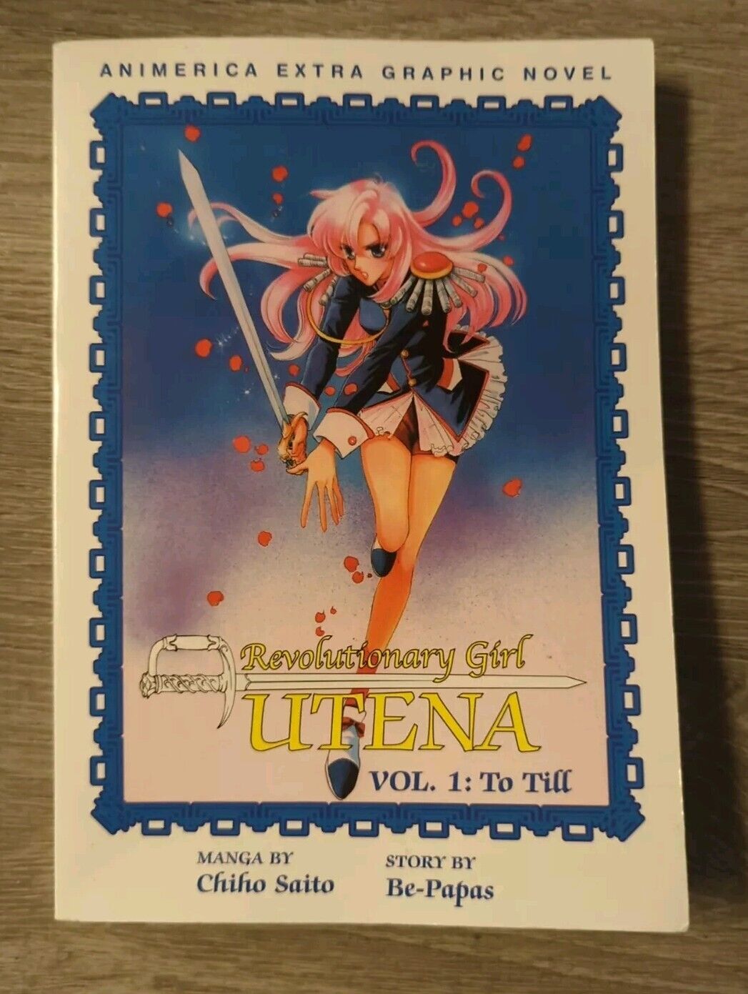 Revolutionary Girl Utena #1 (Viz, December 2001) OOP Animerica Vintage Manga ENG
