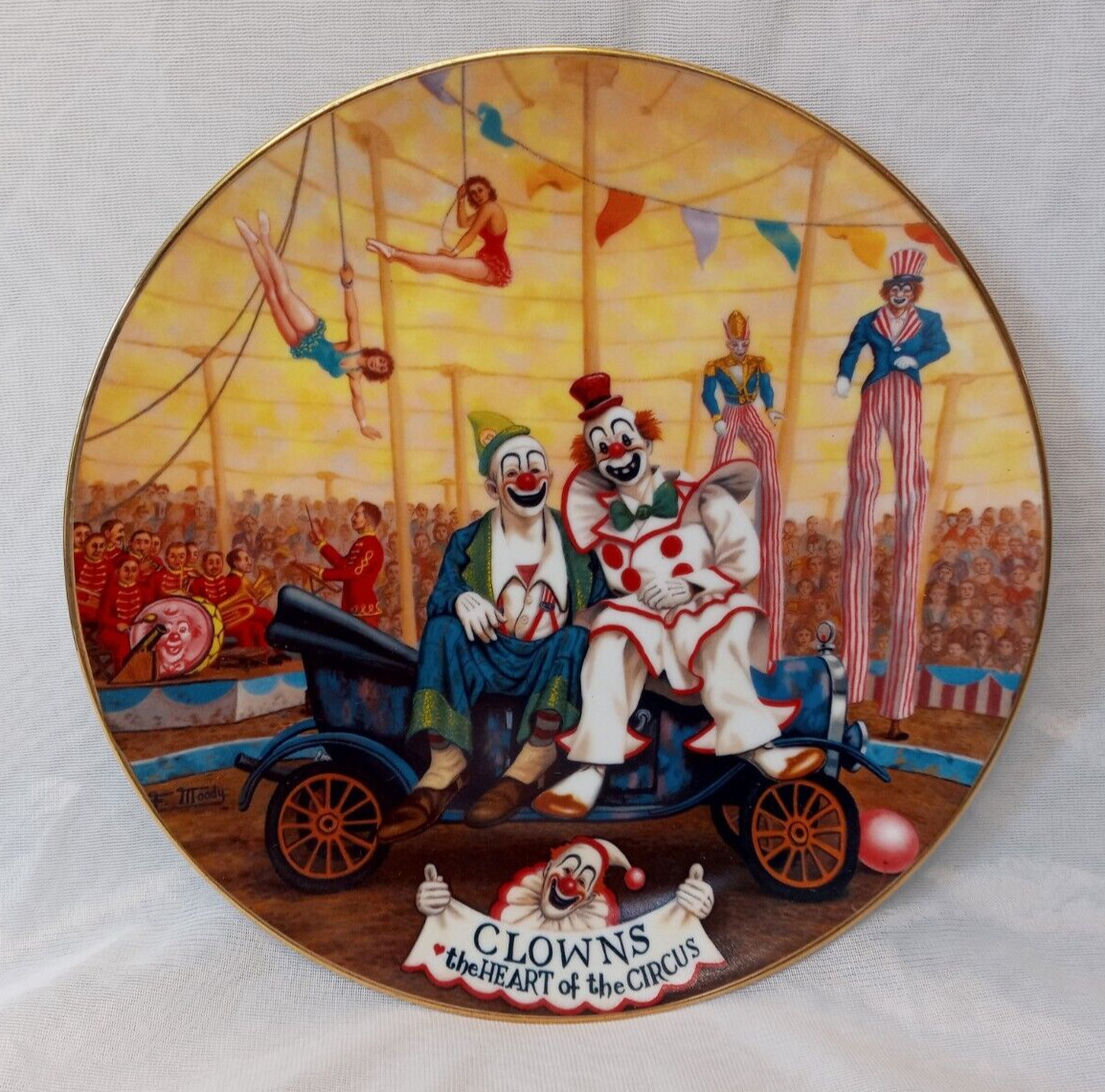 Ringling Bros Barnum & Bailey Circus Clowns Collector Plate 1981 #395A