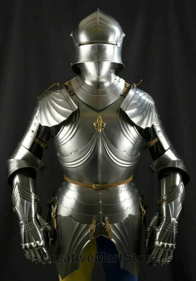 Medieval Gothic Suit Of Armor, Custom Larp Full Body Armour, Knight Warrior