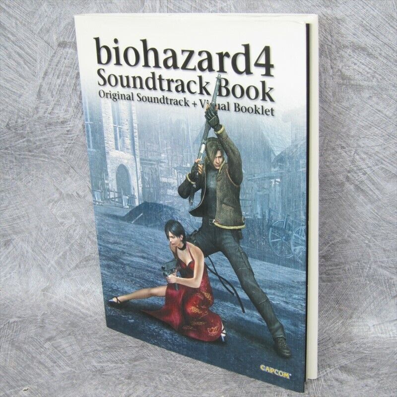 BIOHAZARD 4 Resident Evil Soundtrack & Visual Book w/CD PS2 Art 2005 CAPCOM