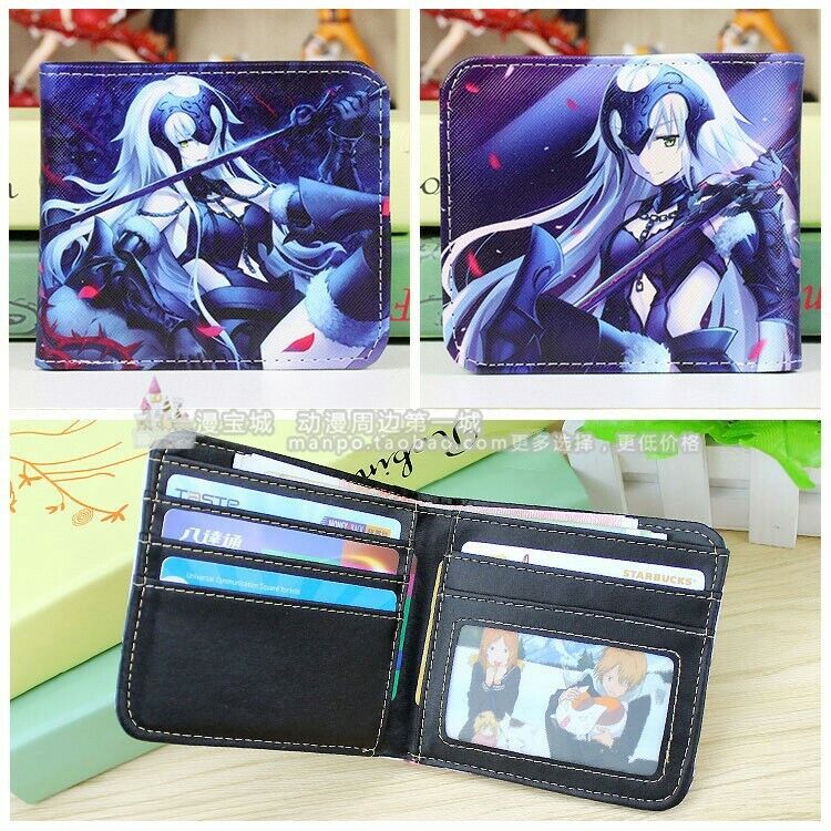 Fate Anime Cosplay Fashion Unisex Papers Wallet Fold PU Wallet Gift #3