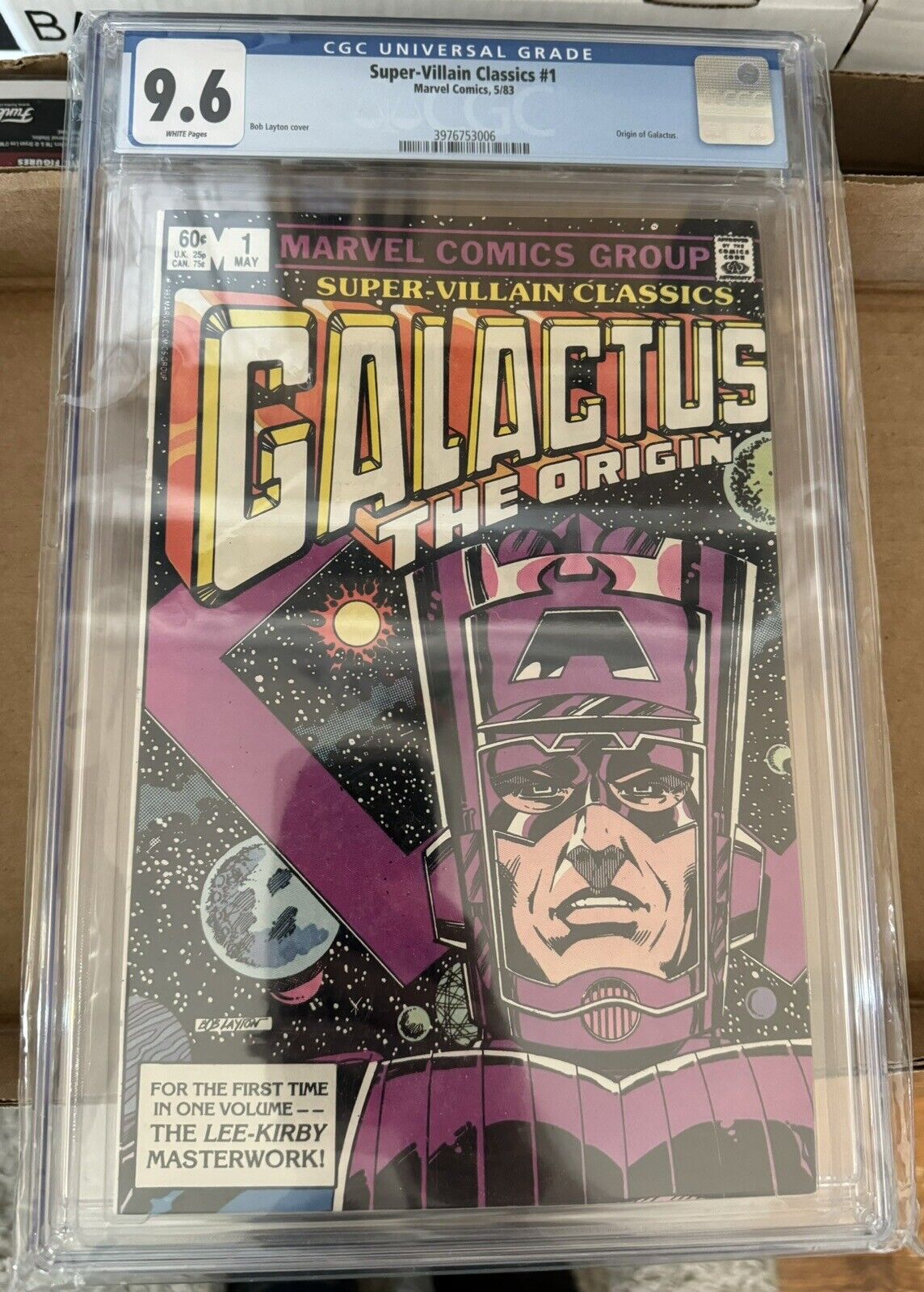 Super-Villain Classics Galactus the Origin Canadian Price #1 CGC 9.6 1983