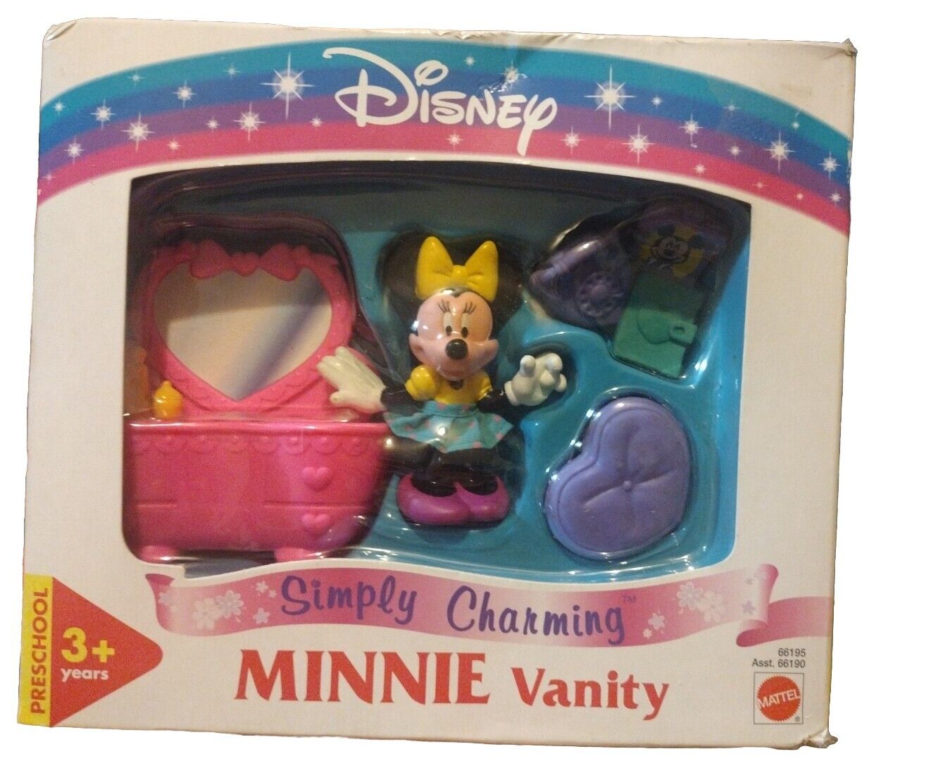Vintage Disney Simply Charming Minnie Vanity #66195 Mattel 