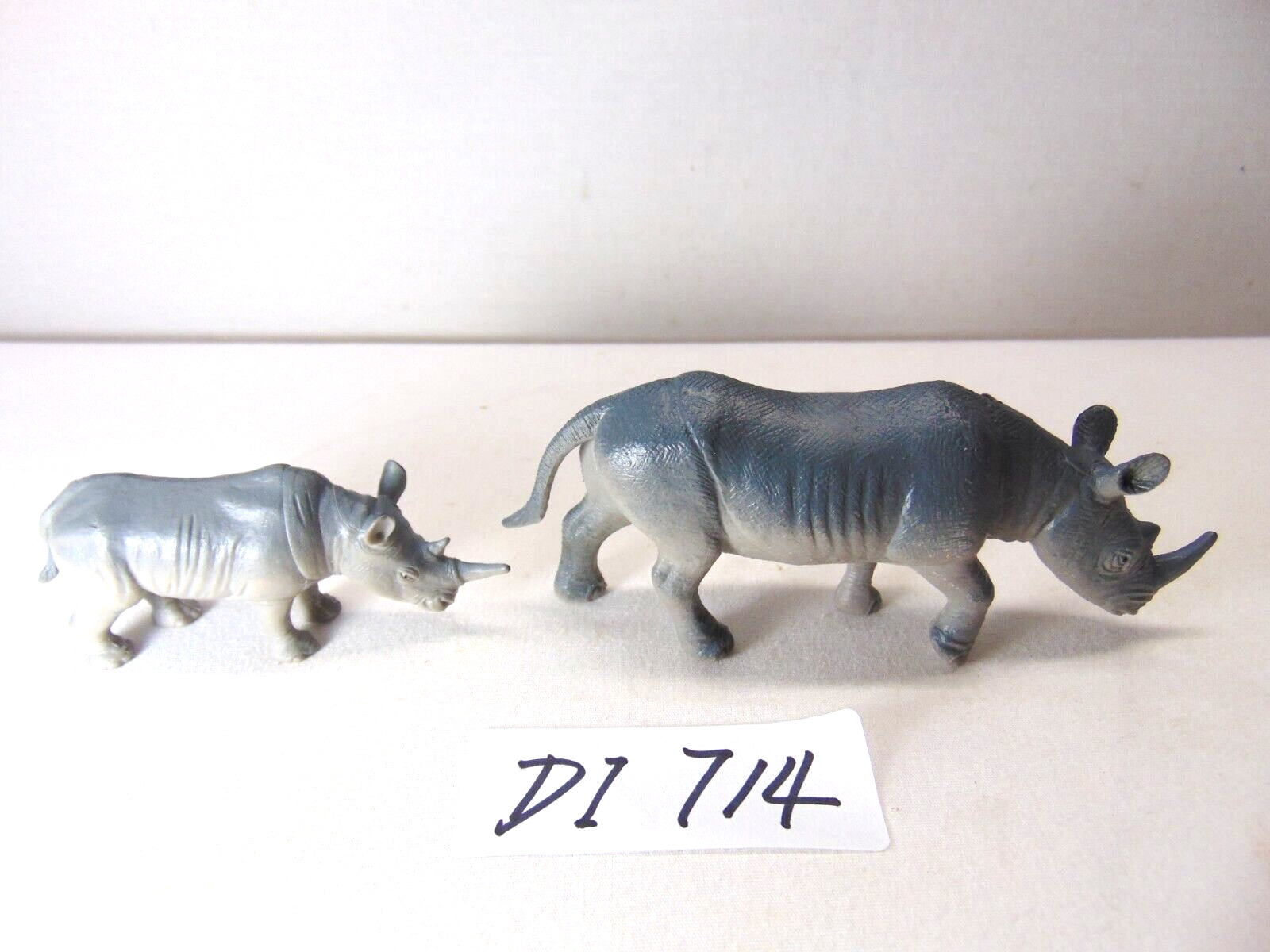SCHLEICH ANIMAL FIGURES Rhino Rhinoceros Figure Animal Lot of 2