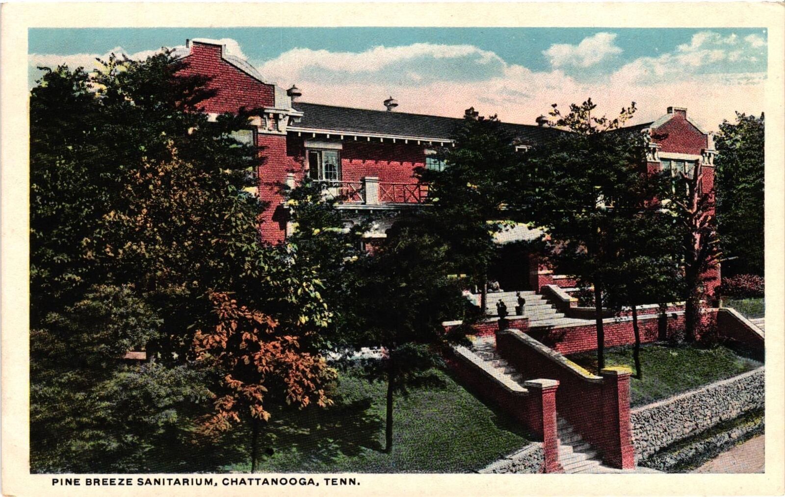 Vintage Postcard- PINE BREEZE SANITARIUM, CHATTANOOGA, TN. Early 1900s