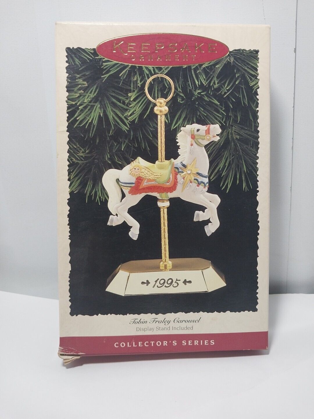 Vintage Hallmarks Keepstake Ornament  1995 Tobin Fraley Carousel