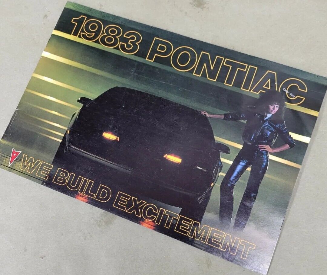 1983 Pontiac We Build Excitment Promo Book OEM GM