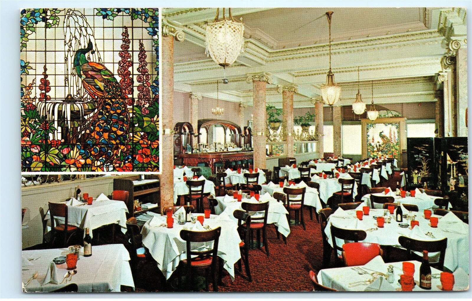 Bardelli\'s Restaurant 243 O\'Farrell St San Francisco CA Vintage Postcard D67
