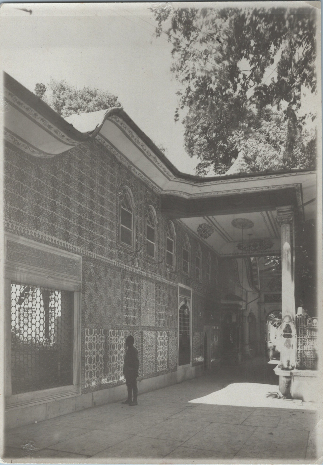 Constantinople, Eyoub, Mosque Interior, Vintage Print, 1919 Come Print