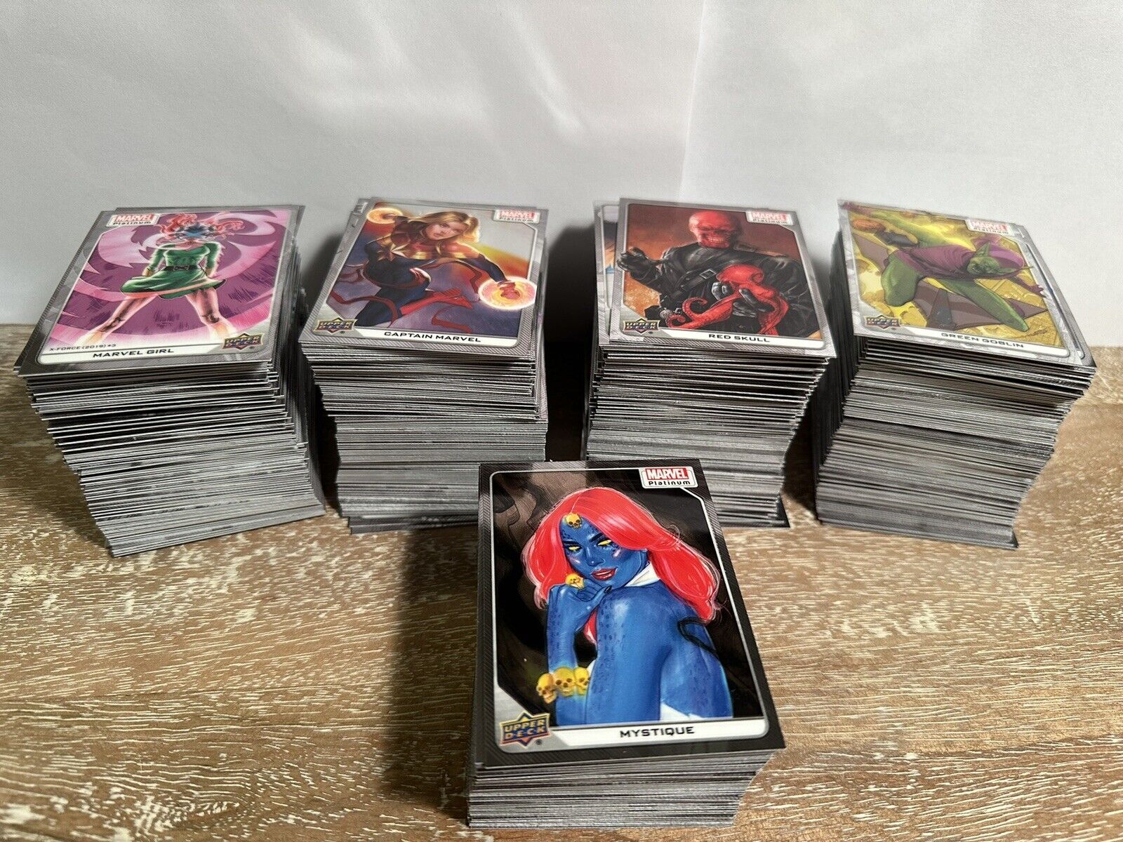 2023 Marvel Platinum Huge Base High and Low Lot of 450+ Cards