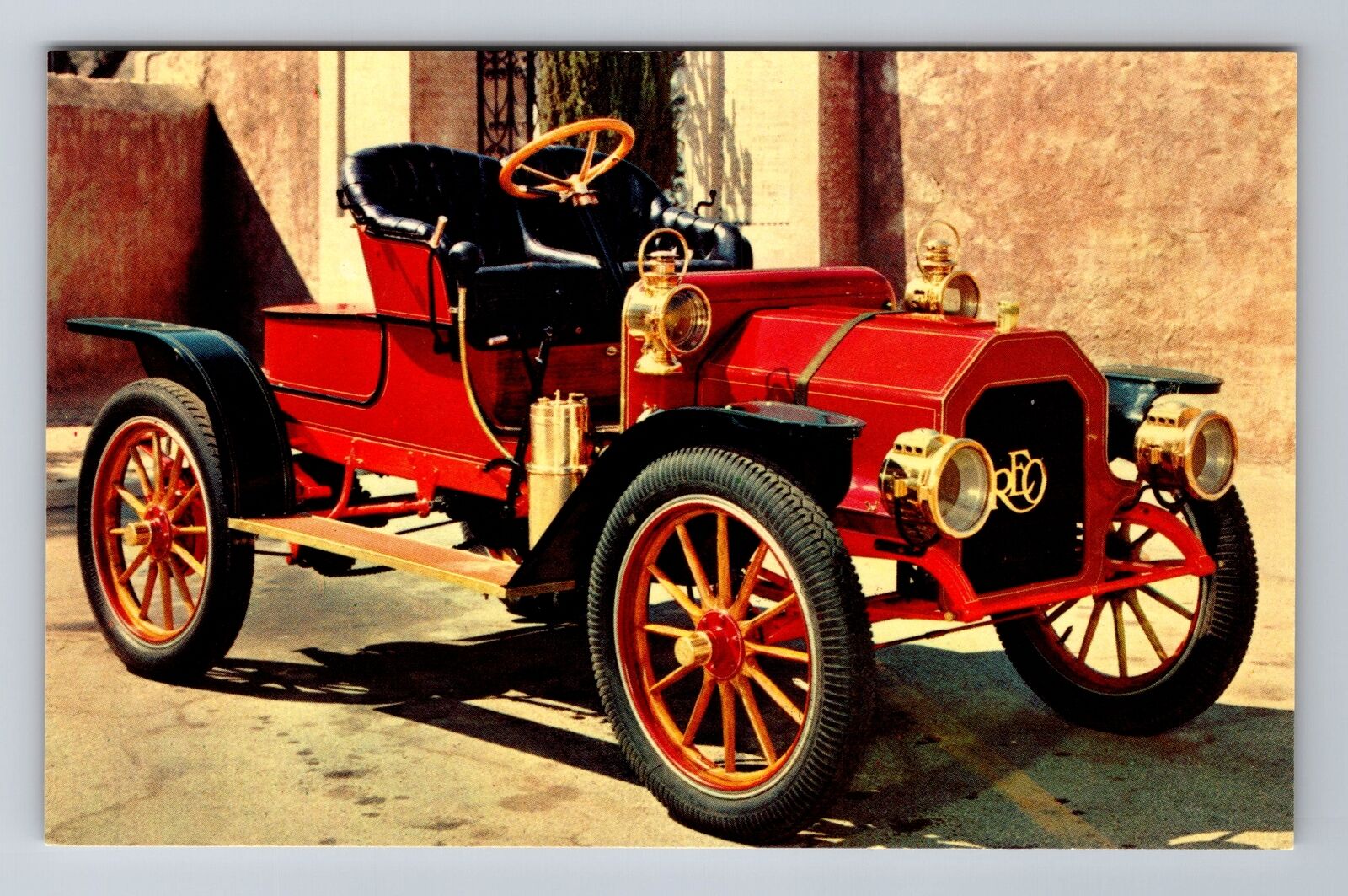 1908 Reo, Cars, Transportation, Antique Vintage Souvenir Postcard